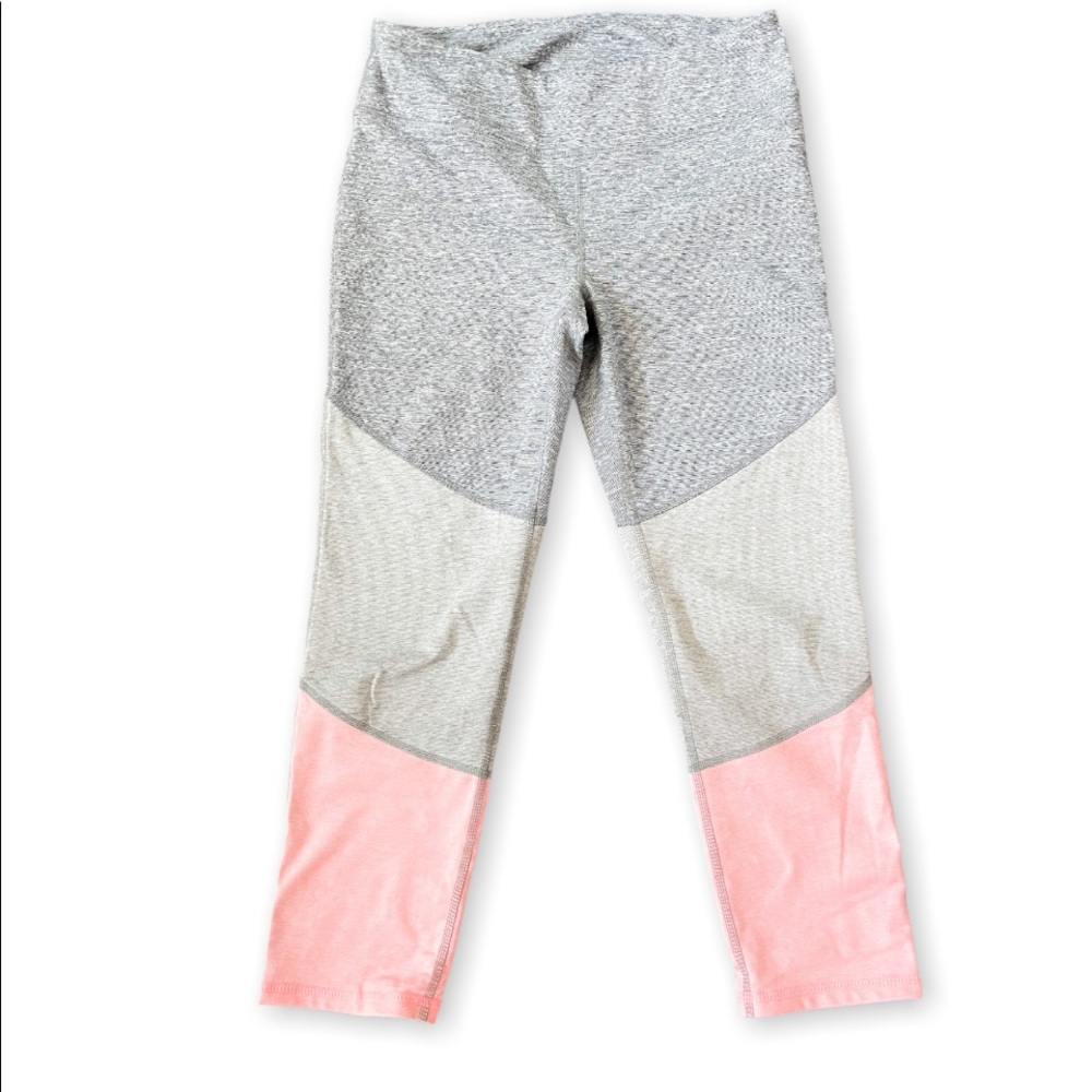 Colorblock Pink / Gray Leggings